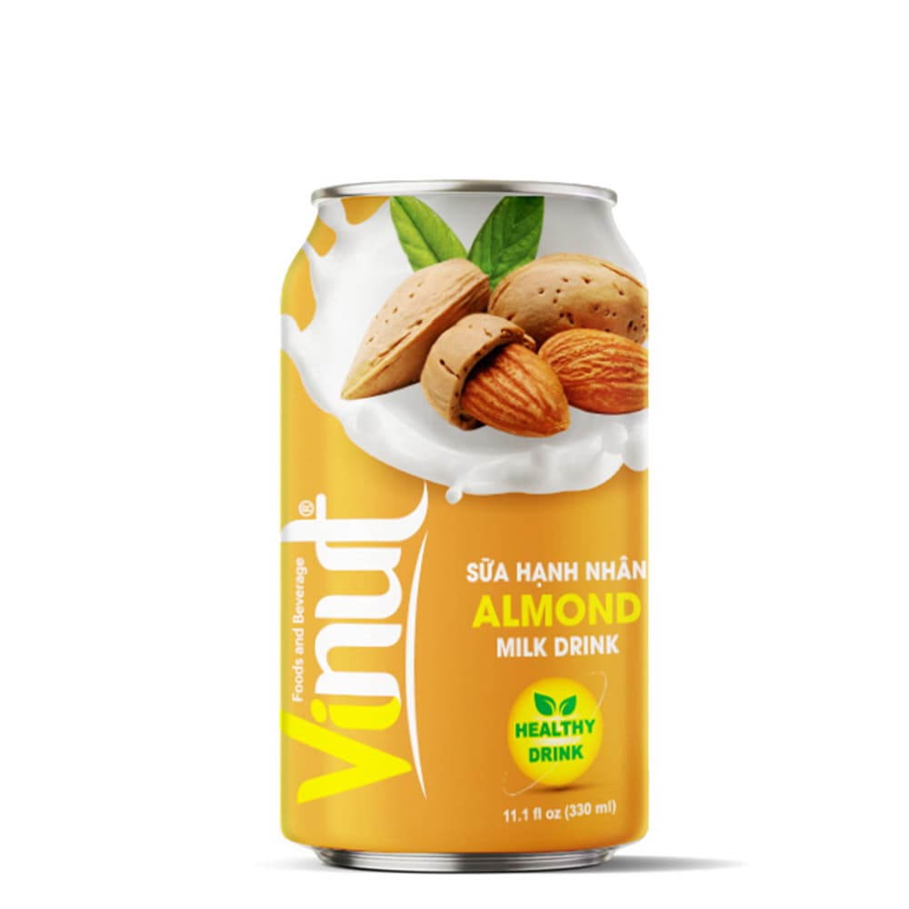 VINUT Bebida de Leche de Almendras, Bebida Saludable, Lata, 11.1 fl oz (330 mL)