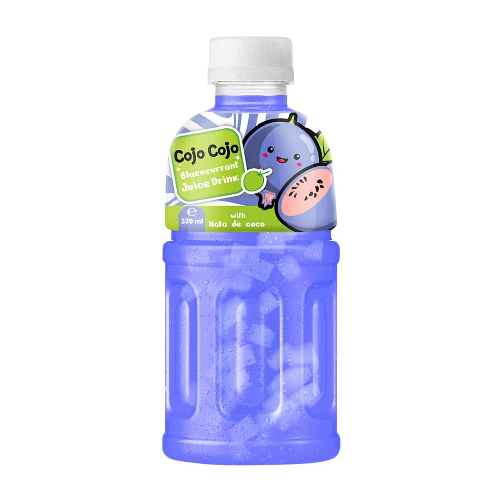 VINUT Bebida de Jugo de Grosella Negra con Nata de Coco, 320 mL