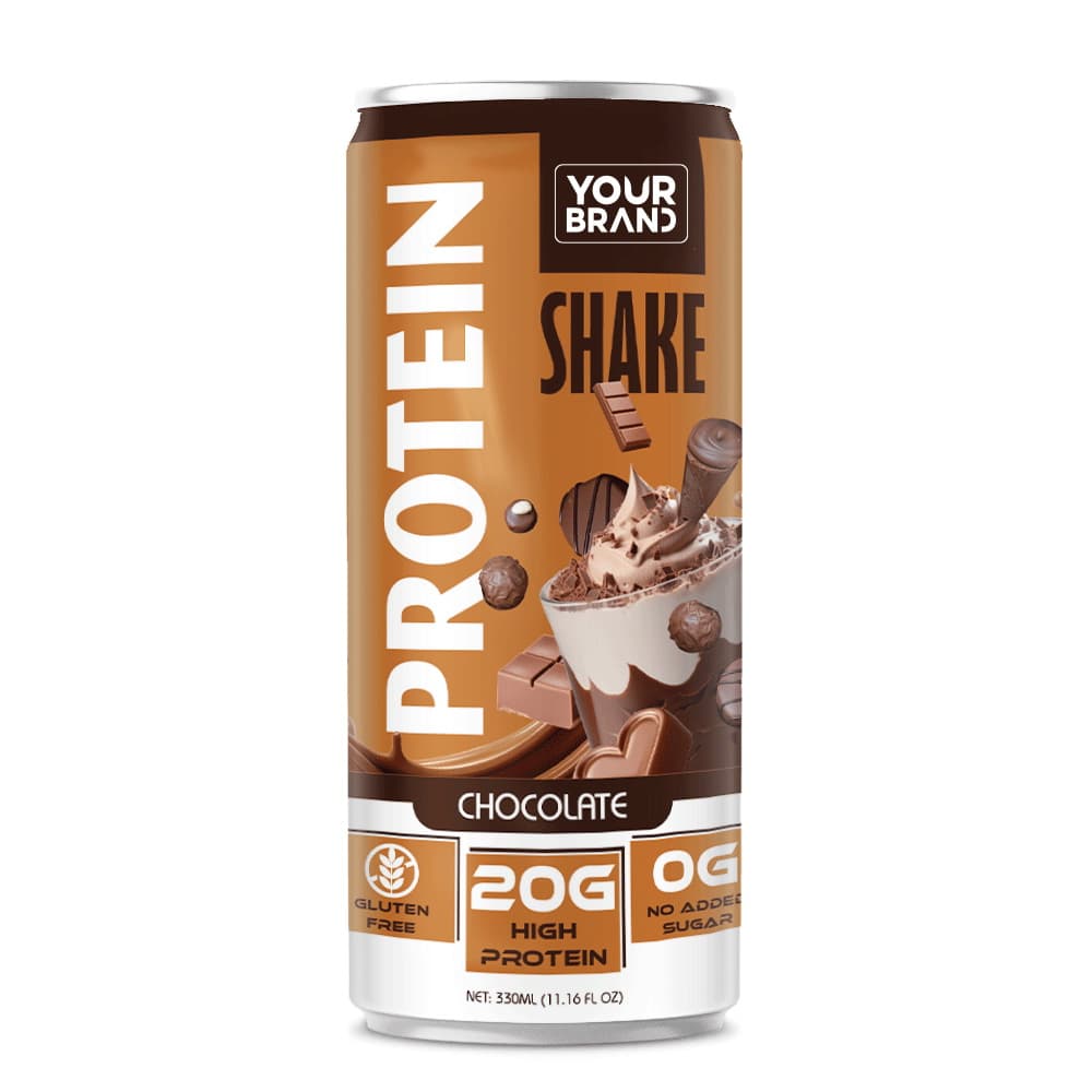 VINUT Batido de Proteína sabor Chocolate, Sin Gluten, 20g de Proteína, Sin Azúcar Añadida, 11.16 fl oz (330 mL)