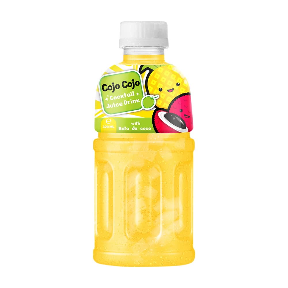 VINUT Bebida de Jugo Cóctel con Nata de Coco, 320 mL
